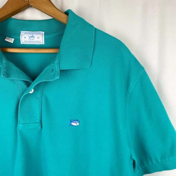 Southern Tide | The Skipjack Polo | Teal | Med - Picture 4 of 6